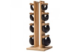 SwingBell Tower NOHRD 2-8 Kg Set Natural Ash Leather